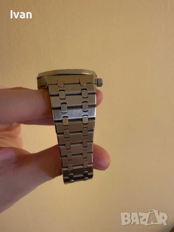 Audemars Piguet Royal Oak Blue Dial, снимка 5 - Мъжки - 54097008