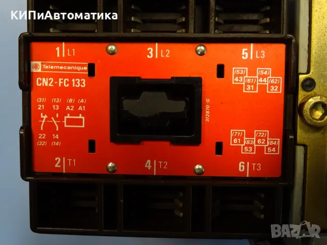 контактор Telemecanique CN2-FC133 3-phase contactor 80A 48VAC/50Hz, снимка 3 - Резервни части за машини - 49284218
