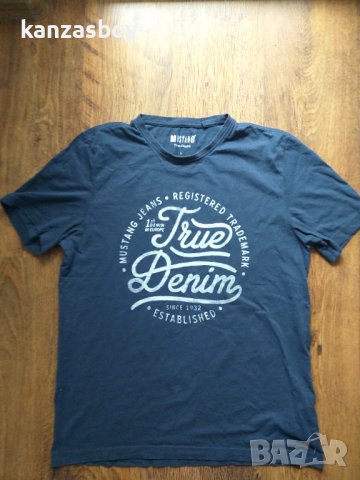 mustang alex c print tee - страхотна мъжка тениска , снимка 4 - Тениски - 40518312