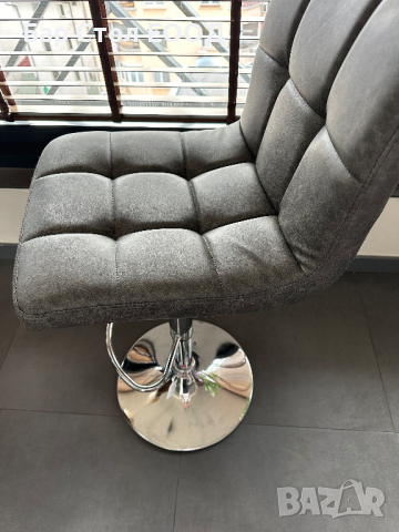 Кожен бар стол Queens, снимка 5 - Столове - 44588479