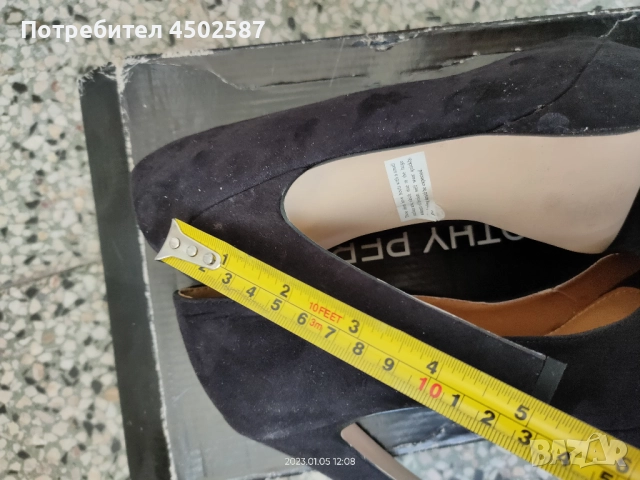 Велурени обувки, снимка 5 - Дамски обувки на ток - 52988879