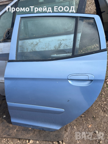 Задна лява врата светло син Kia Picanto Киа Пиканто