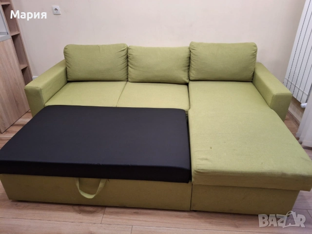 Разтегателен ъглов диван , снимка 3 - Дивани и мека мебел - 53948633