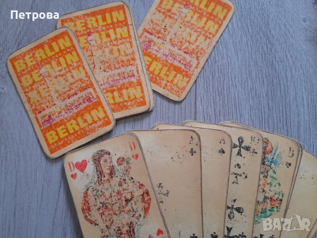 Стари карти за игра , снимка 6 - Карти за игра - 40649211