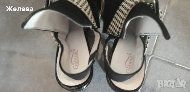 Дамски обувки, естествен велур, висок, дебел ток, снимка 6 - Дамски обувки на ток - 38044302