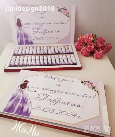 Бонбони с дизайн съобразен с темата на празника за погача, рожден ден, кръщене, прощъпулник и др., снимка 9 - Други - 47769122