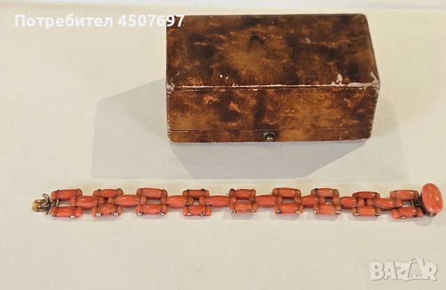 Коралова гривна, 14к златна., снимка 4 - Гривни - 53877244