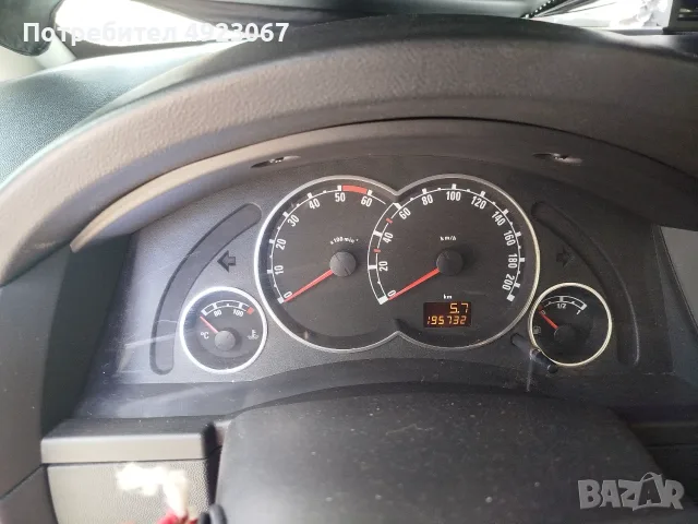 Ван Opel Meriva фейст лифт 2007г 1.3CDTI 75кс Дизел Верига, снимка 12 - Автомобили и джипове - 55966354
