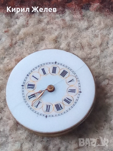 Механизъм с циферблат от стар ръчен часовник 47666, снимка 5 - Мъжки - 52260874