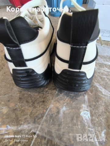 Дамски кецове в бяло и черно.Чисто нови., снимка 5 - Маратонки - 51506450