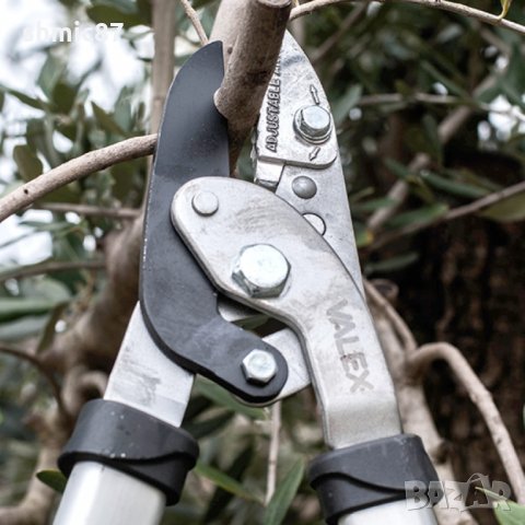 Ножица за клони Ø 40ММ тип гилотина с телескопични дръжки серия профи, снимка 2 - Градински инструменти - 23806857
