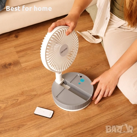 Cecotec Преносим телескопичен вентилатор с дистанционно управление, снимка 6 - Вентилатори - 51847588