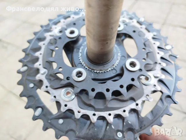 Дясна част от курбел 10 скорости за велосипед колело Shimano fc m 612, снимка 2 - Части за велосипеди - 49377647