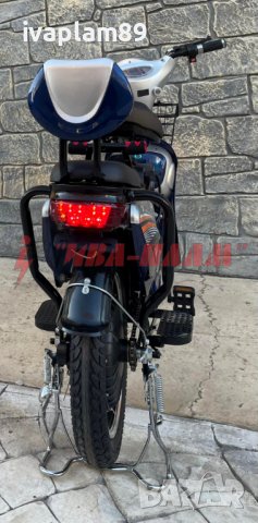 ЕЛЕКТРИЧЕСКИ Велосипед(скутер)+две седалки-550W-MPM5151-Управлява се БЕЗ книжка и регистрация в КАТ , снимка 9 - Мотоциклети и мототехника - 40030874