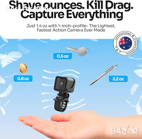 TIROL SUPPLIES Ултралека екшън камера | 170° широкоъгълна, снимка 2 - Други - 53204580