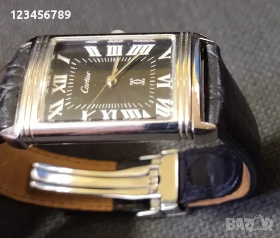 CARTIER - дасмки класически кварцов часовник-гривна, снимка 5 - Дамски - 48078981