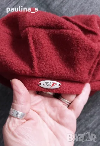 "Mayser" sports line / "Danielle Meucci" Florence / Дизайнерска шапка от пресована вълна с подарък, снимка 4 - Шапки - 49266564