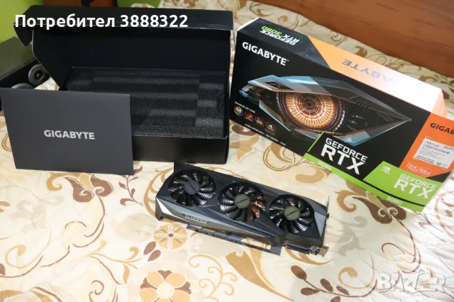 Gigabye GeForce RTX™ 3090 GAMING OC 24G, снимка 1 - Видеокарти - 48942418