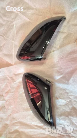 Капачки за странични погледнала за Фолксвагeн Голф 8 черен гланц, снимка 7 - Части - 56139648