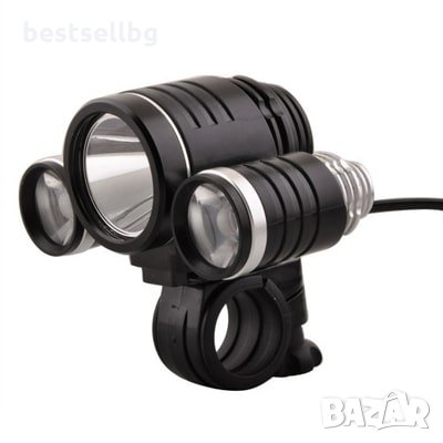 Лед акумулаторен фенер велосипед челник за глава колело фар колоездене, снимка 2 - Аксесоари за велосипеди - 29262897