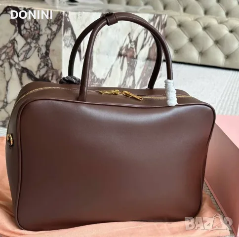 Miu Miu Beau дамска чанта от естествена кожа, снимка 3 - Чанти - 55891961
