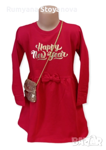 Нови детски рокли за Нова година за 4г и 5г, снимка 2 - Детски рокли и поли - 52108152