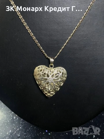 Сребърно колие, снимка 2 - Колиета, медальони, синджири - 51077974