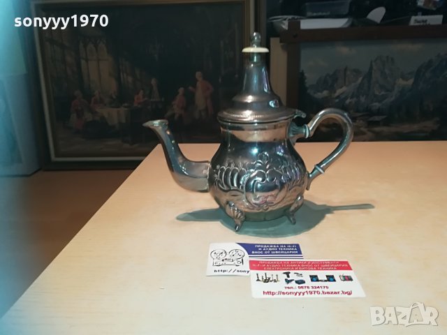 MAROC-ретро чаиник-23Х20Х12СМ-внос франция, снимка 16 - Колекции - 29633807