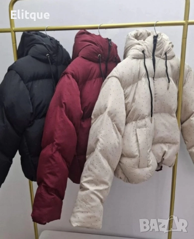 зимни якета с камъчета 