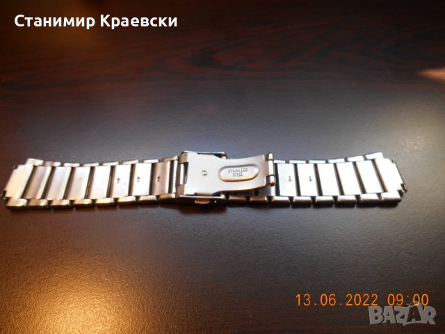 Esprit -watch strap original -  metal 16mm, снимка 4 - Каишки за часовници - 37285128