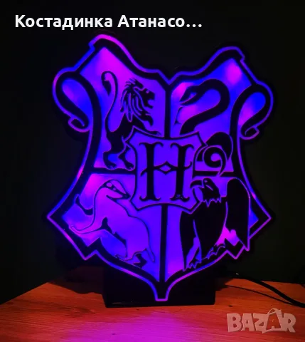 3D лампа Harry Potter, снимка 3 - Настолни лампи - 56467468