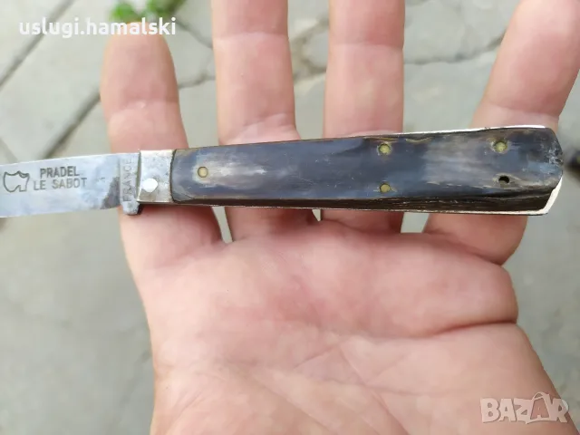 Стар джобен нож Pradel, снимка 3 - Антикварни и старинни предмети - 55777979