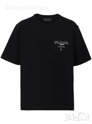 Black Embossed Logo Мъжка Тениска size M , снимка 2 - Тениски - 48478410