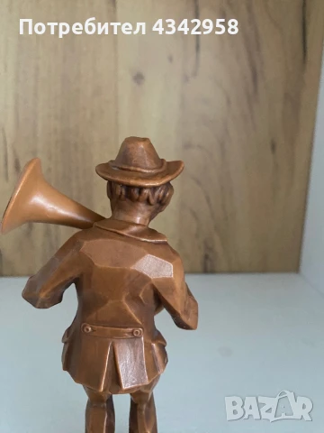 Vintage. Фигурка « Селски музикант». Германия , снимка 4 - Колекции - 50719850