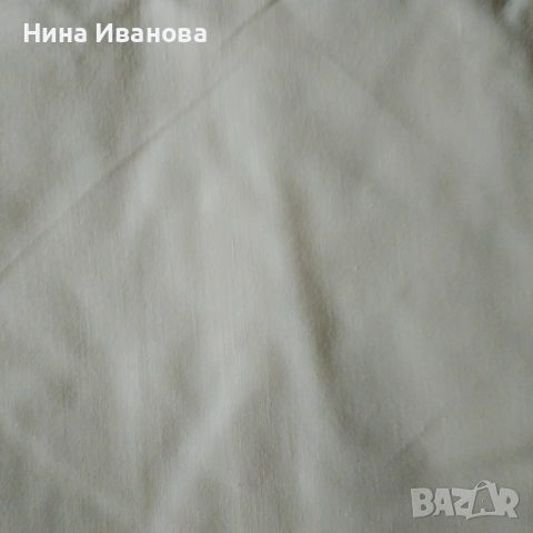 Чаршаф с драперия-покривка за легло, 180/200 нов,памук,бледожълт , снимка 6 - Спално бельо - 48662447