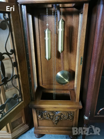 Стоящ/паркетен античен часовник, снимка 5 - Стенни часовници - 53031775