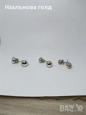 Сребърни дамски обеци ръчно изработка на винт, снимка 6 - Обеци - 52244634
