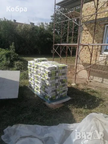 Лепило-Шпакловка за топлоизолация, снимка 2 - Строителни материали - 48767606