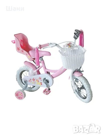 Детски велосипед Dech 12” — с помощни колела, за деца 2-4 г.