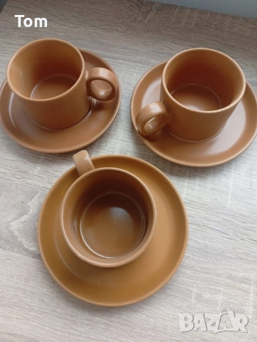 Последни наличности‼️  ‼️ 1.03 € ‼️за брой - немски порцеланови чаши с чинийка!  Нови! Внос Германия