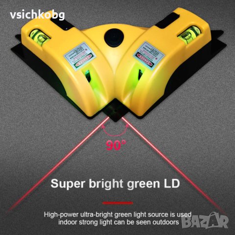 Линеен лазерен нивелир ( ъгъл ) за плочки , снимка 6 - Други инструменти - 40590130