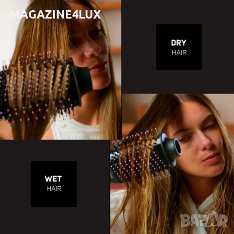 Професионална четка сешоар Taurus Air Wave Ionic Мощност: 1200W; Йонна технология, снимка 4 - Сешоари - 51679245