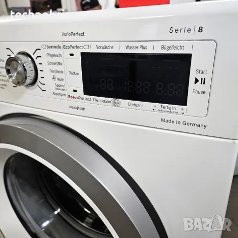Немска инверторна пералня Bosch Exclusiv Serie 8 A+++ 9кг - ГАРАНЦИЯ, снимка 5 - Перални - 48381619
