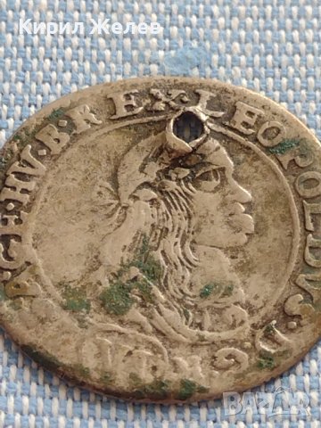 Сребърна монета 6 кройцера 1671г. Леополд първи Кремниц Унгария 12217, снимка 5 - Нумизматика и бонистика - 42915324
