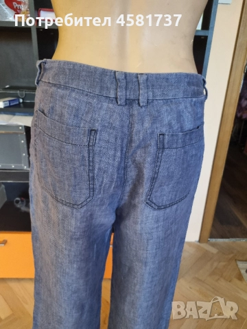 Ленен панталон Weekend Max Mara, снимка 4 - Панталони - 51711761