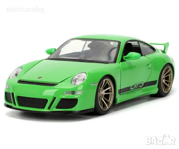 Метални колички: Fast & Furious Porsche 911 GT3 (997) – метален модел 1:24