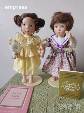 Седем порцеланови кукли Franklin Heirloom Dolls , снимка 9 - Колекции - 52854276