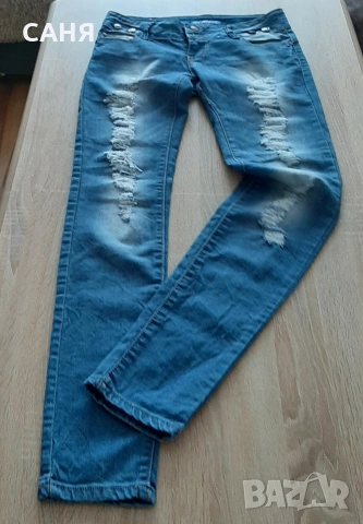 Дълги ефектни дънки и камуфлажен панталон, снимка 3 - Палта, манта - 53127975