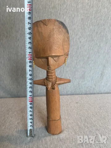 Африканска статуя на плодородието, снимка 2 - Антикварни и старинни предмети - 50435329