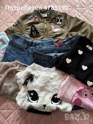 Дрехи за момиченце на 4 - 5